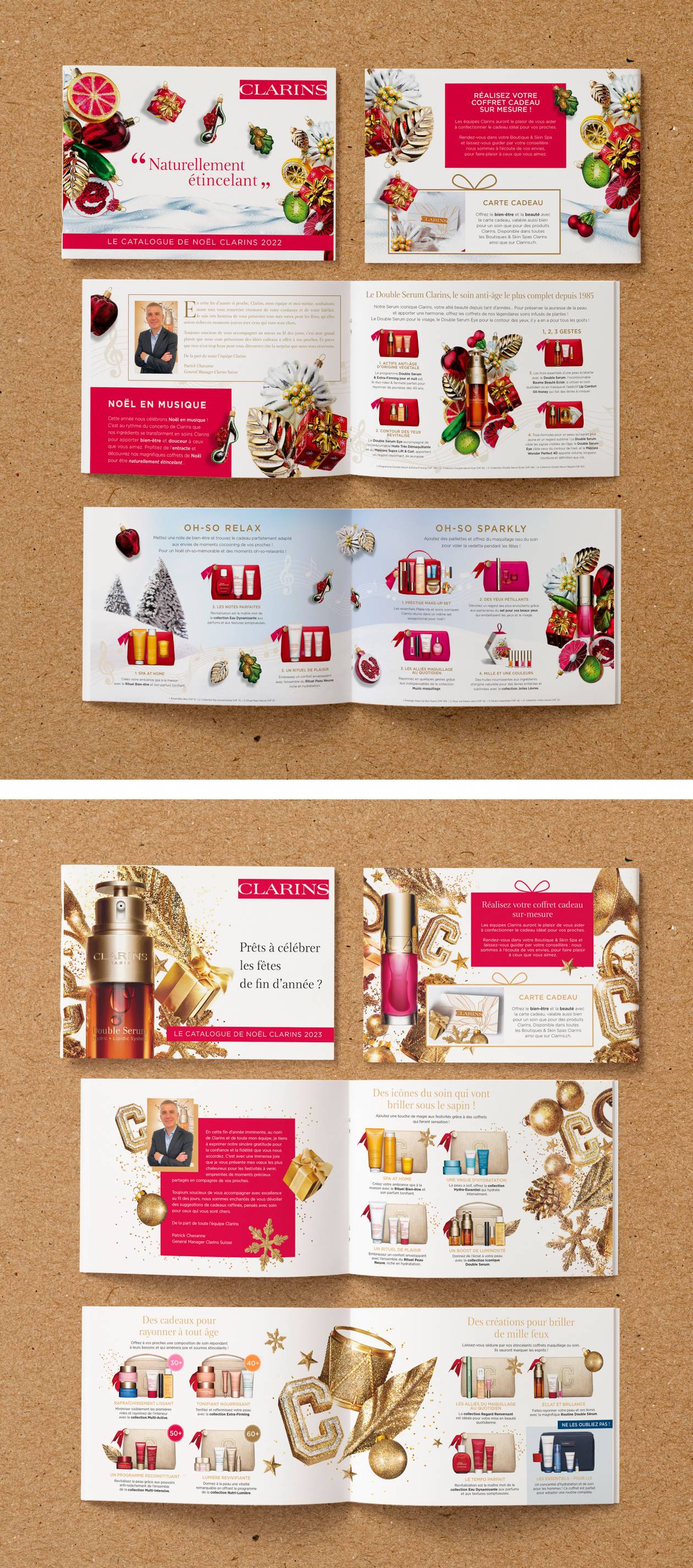 Catalogue de Noël Clarins Suisse